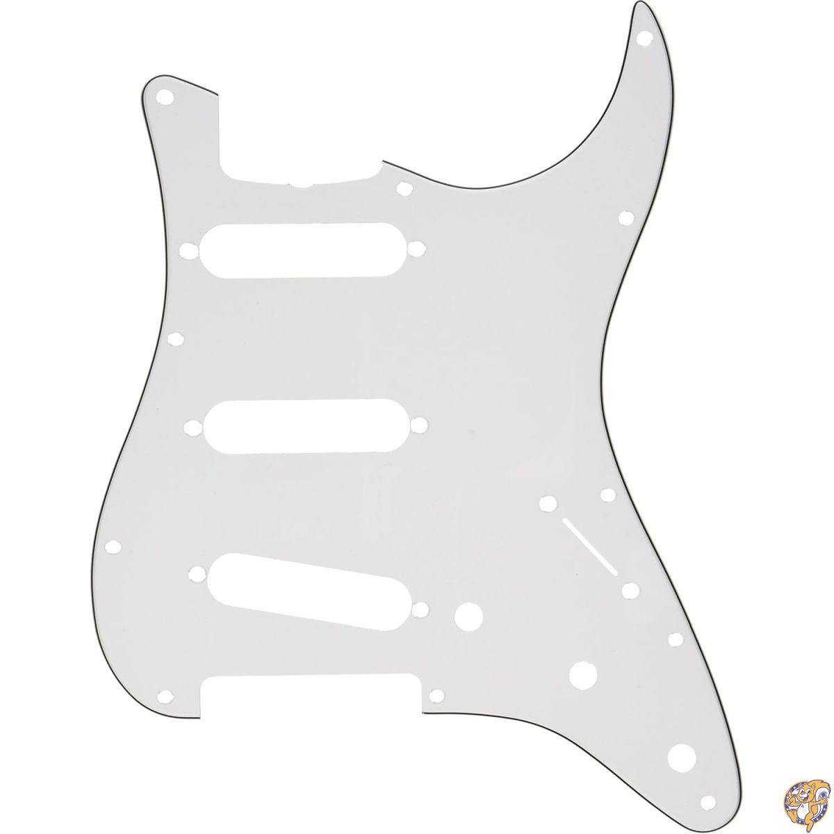 【クーポン配信中】Fender ピックガード11-HOLE '60S VINTAGE-STYLE STRATOCASTER&reg; S/S/S PICKGUARD, WHITE｜パームスアメリカ