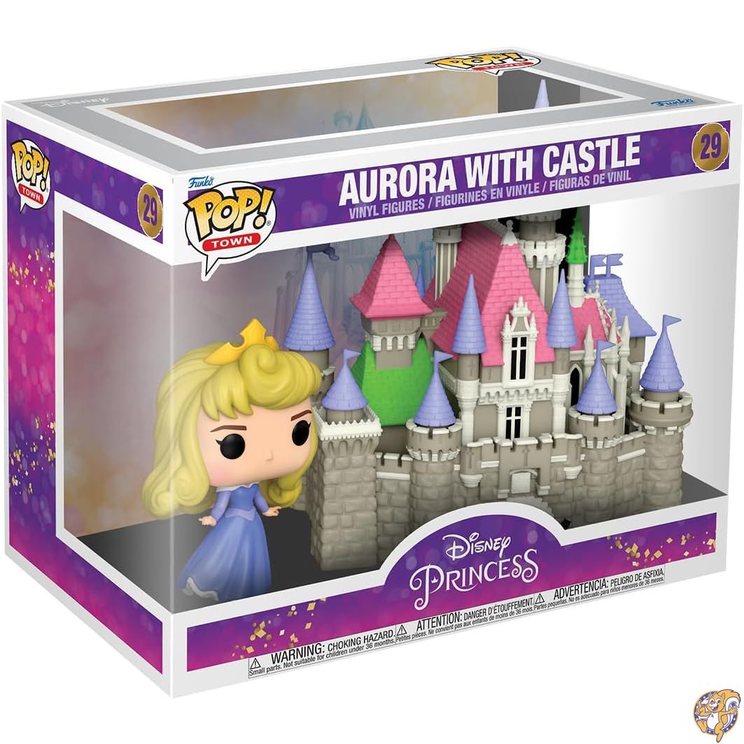 【クーポン配信中】ディズニー オーロラ姫 with castle フィギュア Funko Town Disney ファンコ｜パームスアメリカ