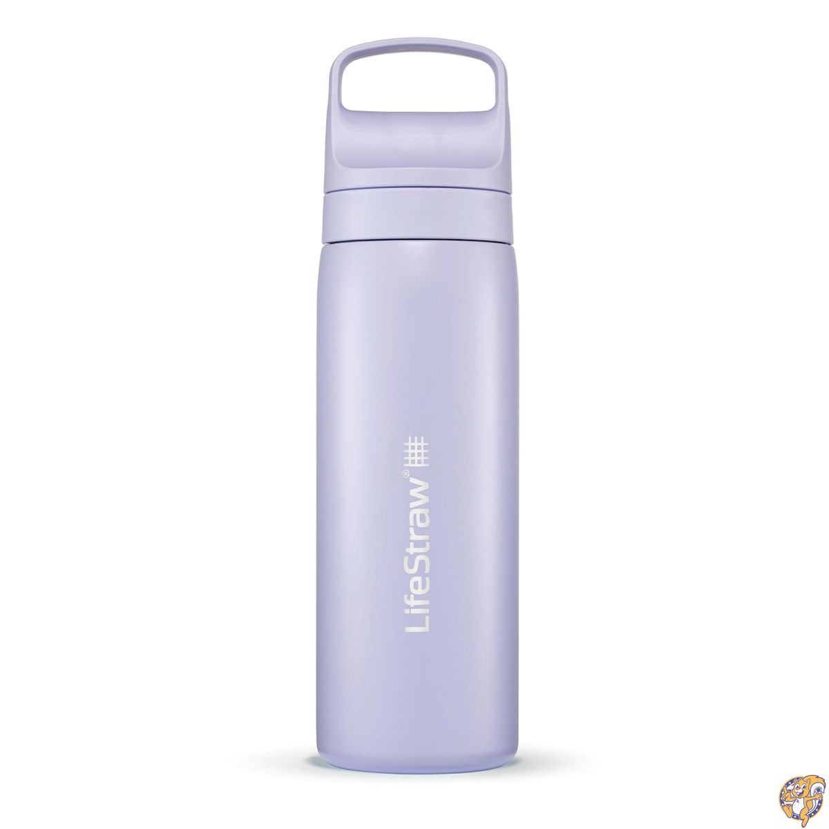 【クーポン配信中】LifeStraw(ライフストロー) Goシリーズ - 二重壁BPAフリー真空断熱18オンスステンレススチール浄水ボトル。旅行や日常使用に。プロヴァンスパープル。|パームスアメリカ