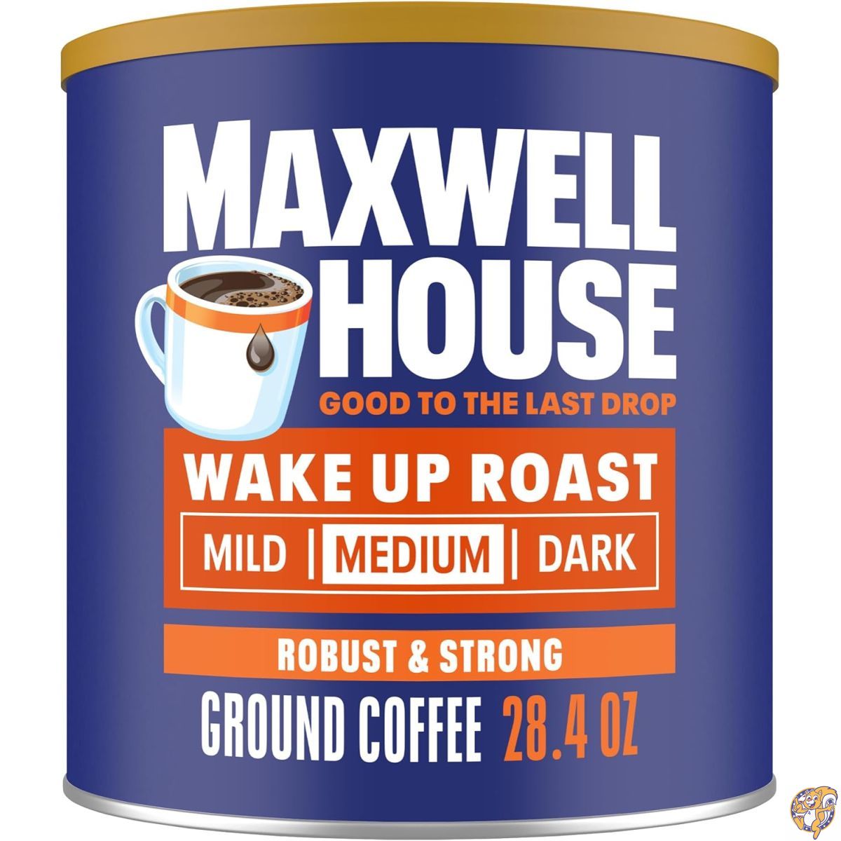 【クーポン配信中】Maxwell House 28.4オンス (約805g) グラウンドコーヒー ミディアム ウェイクアップロースト|パームスアメリカ