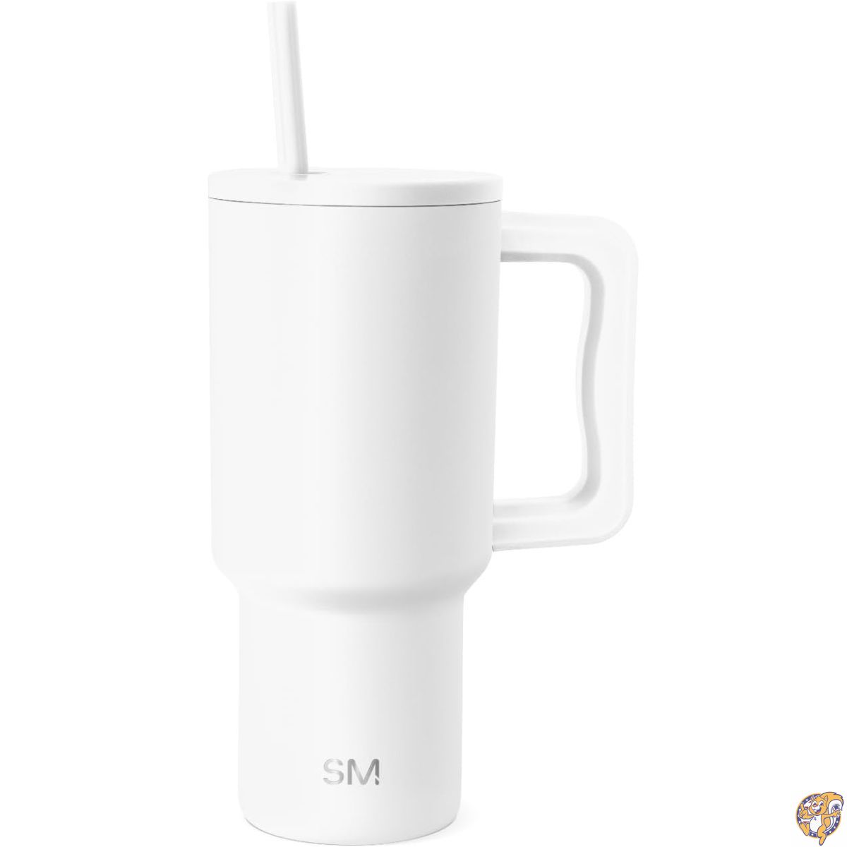 【クーポン配信中】Simple Modern 30オンス (約887ml) Trek タンブラー ハンドル・ストロー付き 車のドリンクホルダー対応 真空断熱ステンレス製 トラベルマグ ウィンターホワイト｜パームスアメリカ 8,015円
