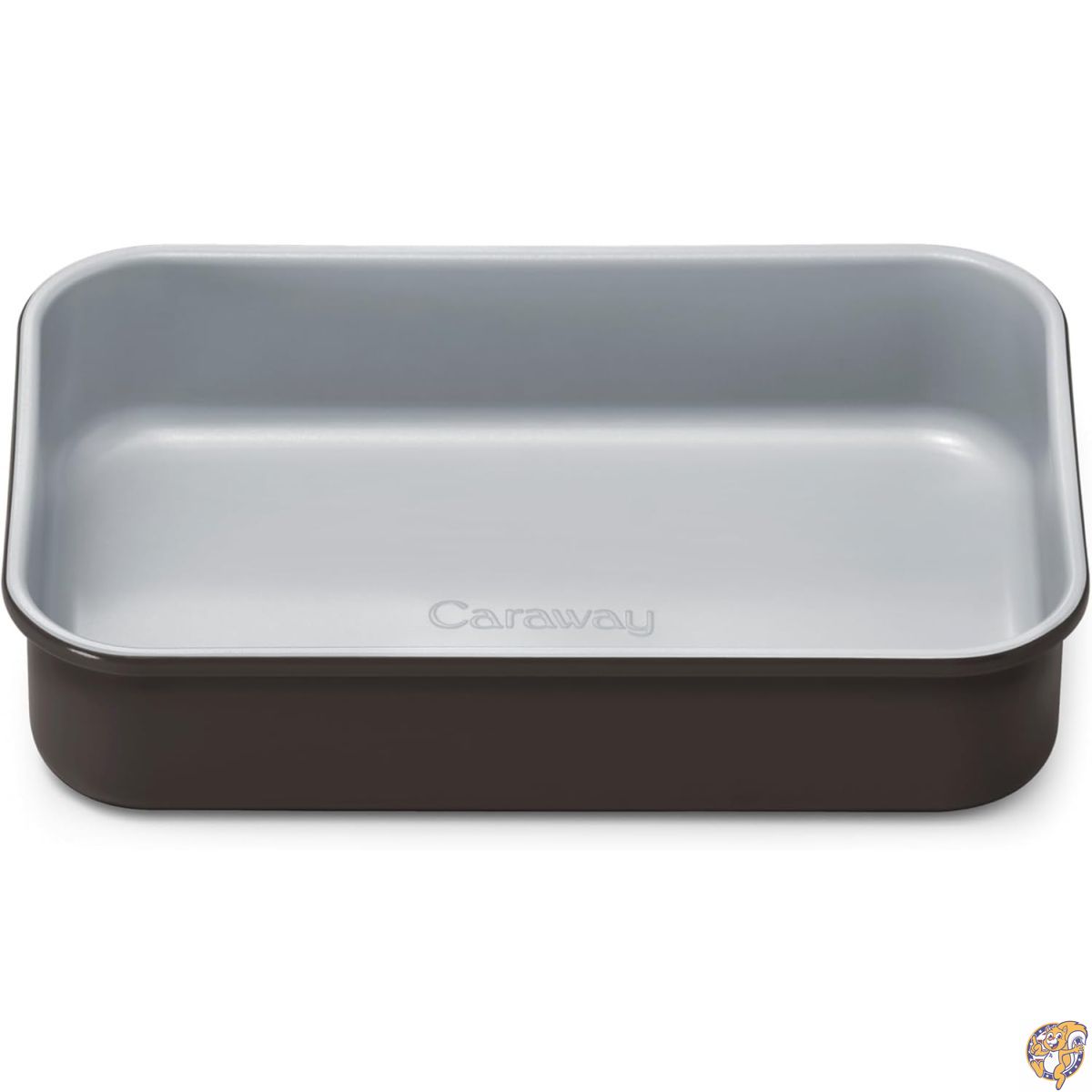 【クーポン配信中】Caraway ノンスティック 9インチ x 6.5インチ 小型長方形ベーキングパン 非毒性 PTFE & PFOAフリー アルミメッキスチール芯 キャセロール ラザニア等に最適な深型セラミックベーキングパン ブラック|パームスアメリカ