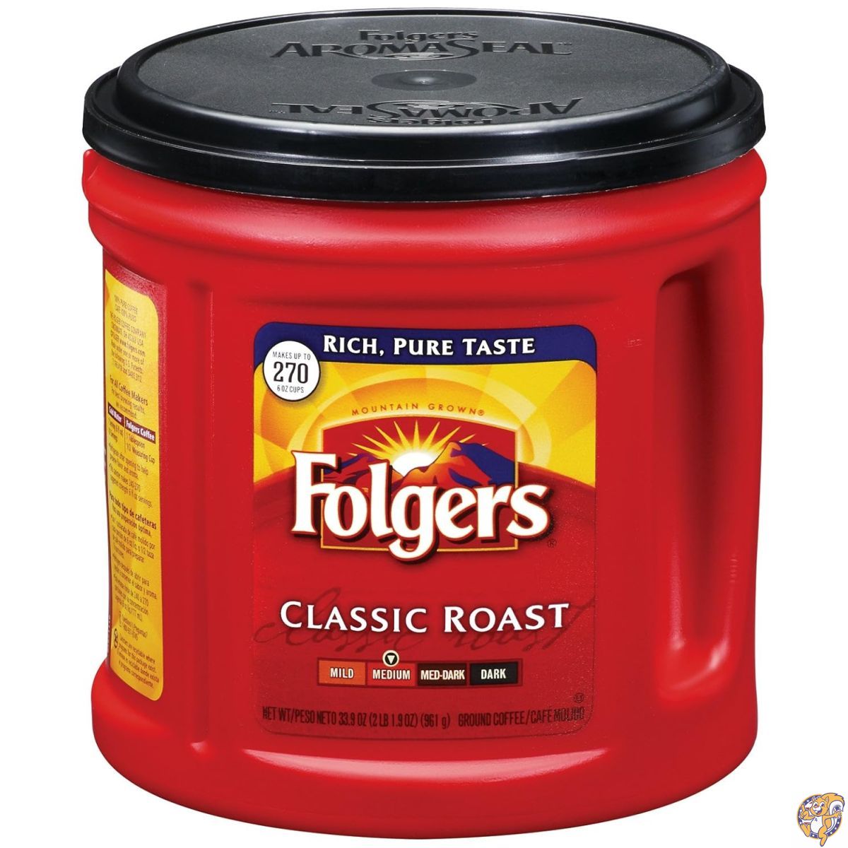 【20日最大4000円クーポン】Folgers Classic Roast Coffee, 33.9 Ounce (約961g), 6袋セット|パームスアメリカ