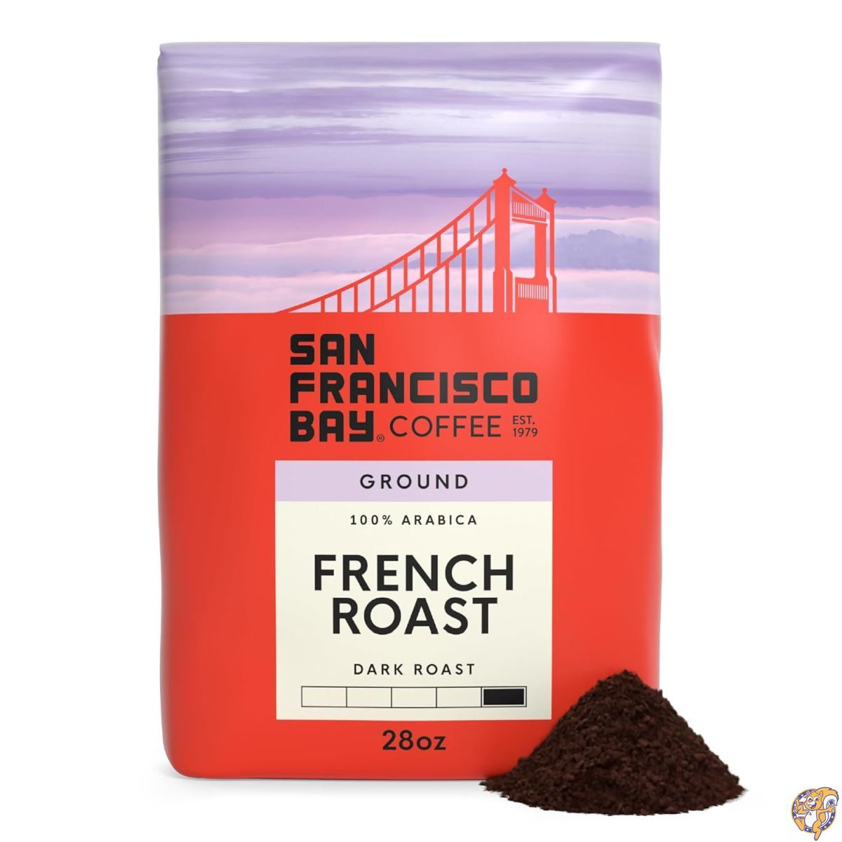 【クーポン配信中】San Francisco Bay コーヒー粉 フレンチロースト（28オンス/約793g入り） ダークローストコーヒー｜パームスアメリカ