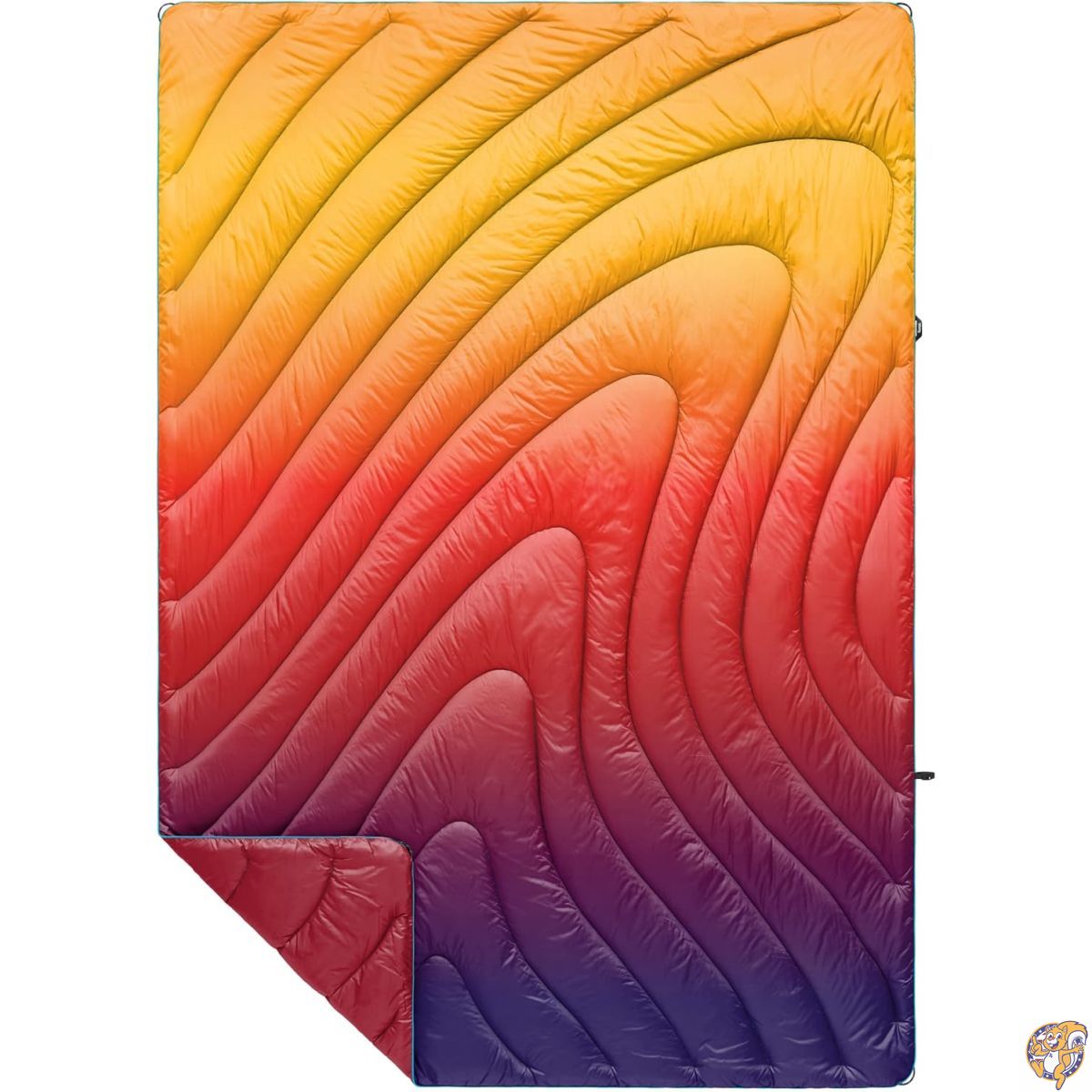 【クーポン配信中】[ランプル] ORIGINAL PUFFY - PYRO FADE ブランケット【 平面 】:133 x 191 cm 【 パック 】:18 41｜パームスアメリカ