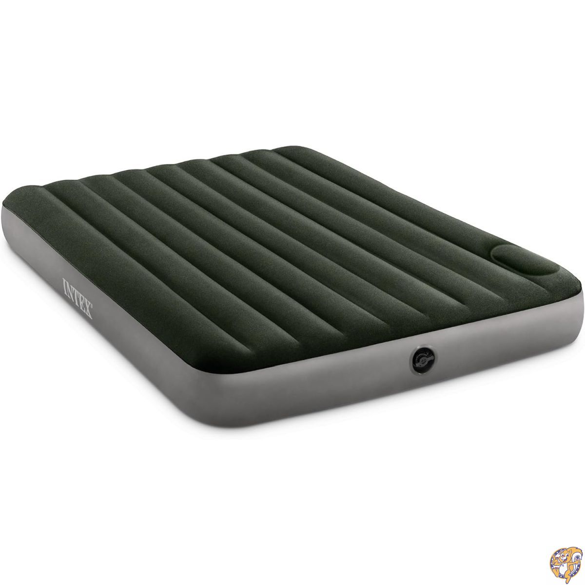 Intex Dura-Beam Standard Series Downy Airbed with Built-in Foot Pump, Queen 141［並行輸入］｜パームスアメリカ