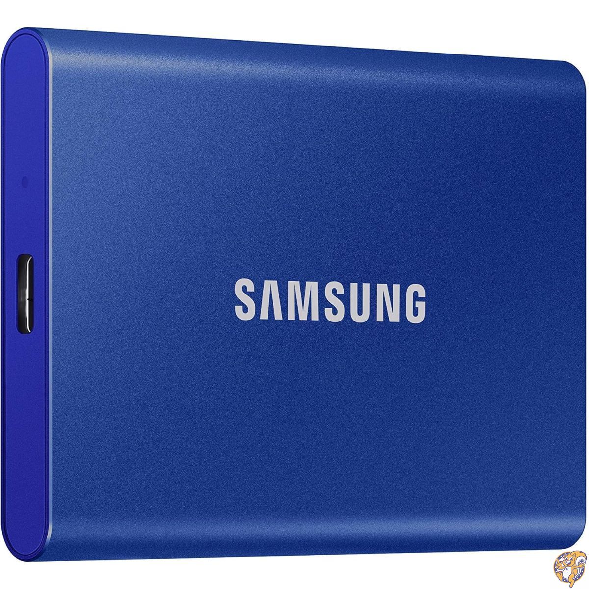 SAMSUNG (サムスン) T7 1TB ポータブル SSD 最大1,050MB/秒 USB 3.2 Gen2 ゲーム用 学生用 専門職用 外付け ソリッドステートドライブ (MU-PC1T0H/AM) ブルー｜パームスアメリカ