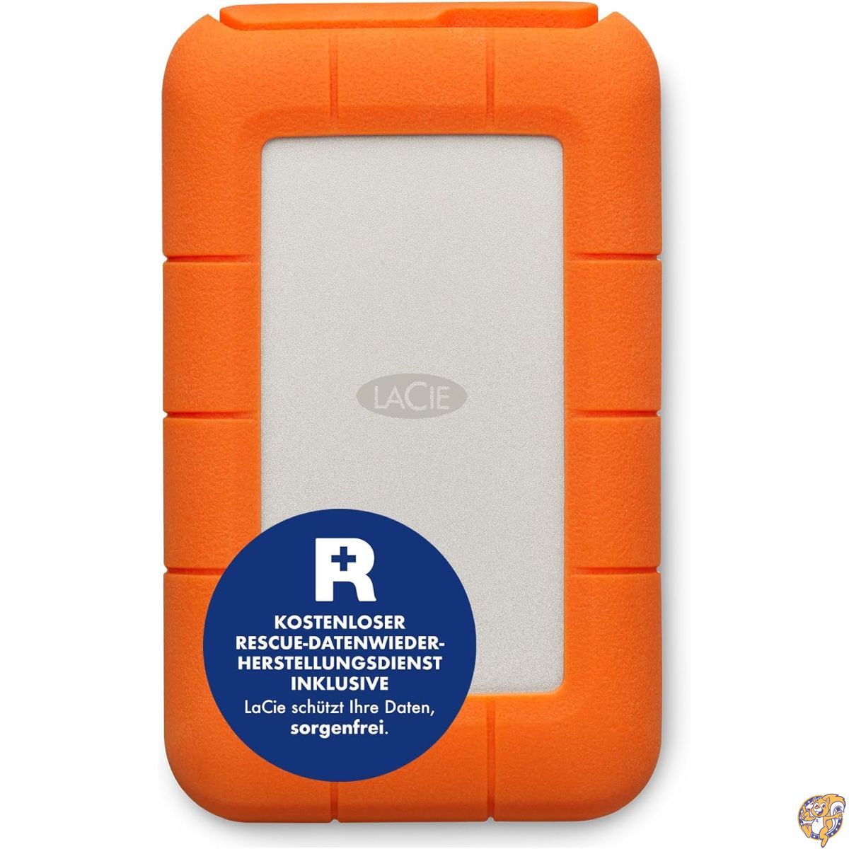 【クーポン配信中】LaCie ラシー ポータブルHDD ハードディスク 2TB Rugged Mini USB-C Mac/iPad/Windows対応 外付けHDD 2EUAP9|パームスアメリカ