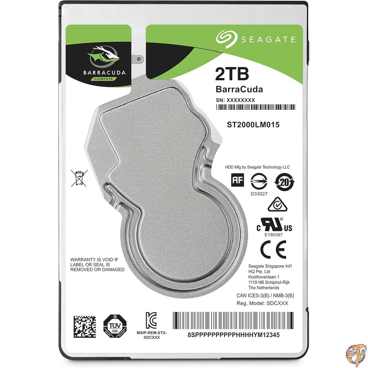 【25日最大4000円クーポン】Seagate 2TB BarraCuda SATA 6Gb/s 128MB Cache 2.5-Inch 7mm Internal Hard Drive (ST2000LM015)｜パームスアメリカ