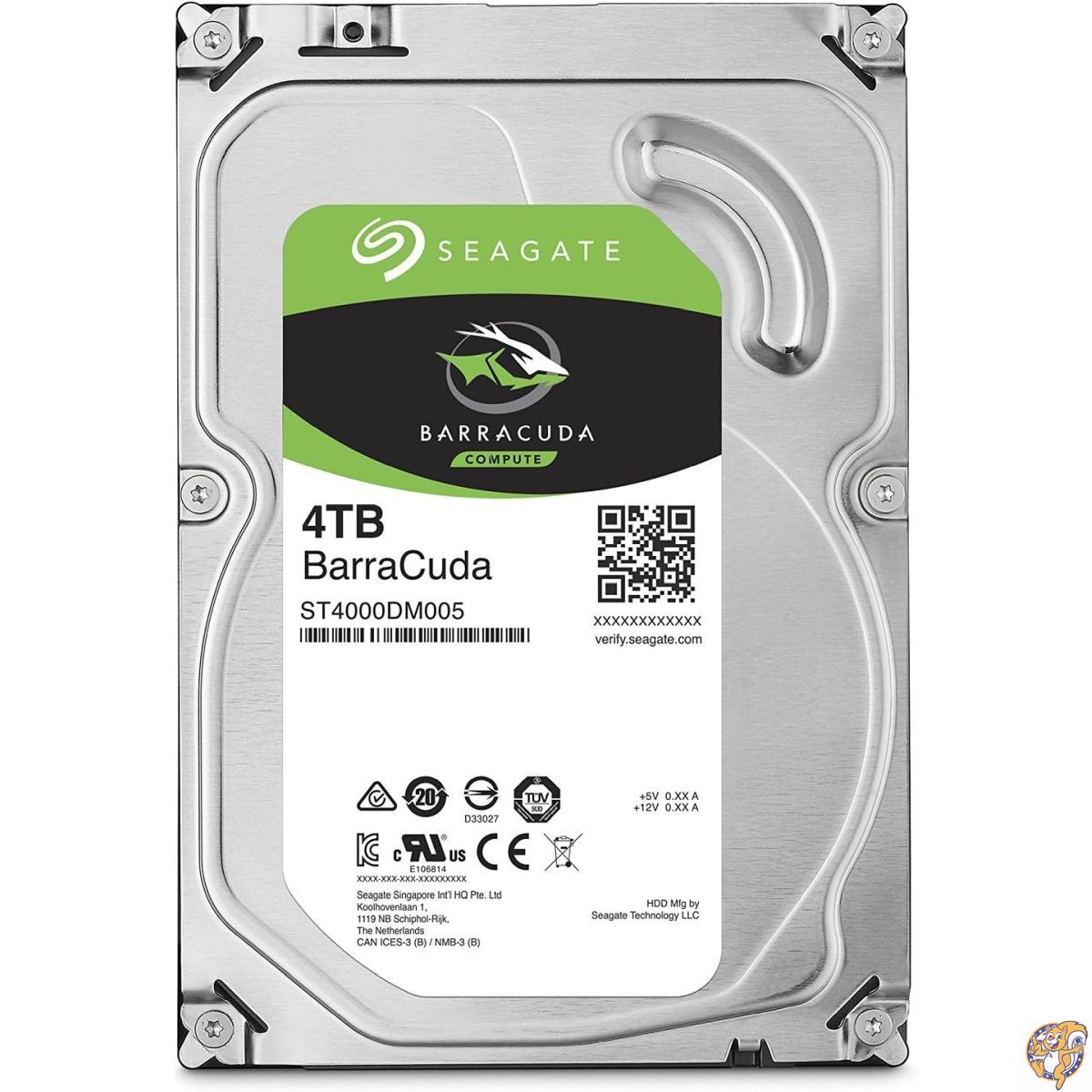 ST4000DM005 ［BarraCuda（4TB HDD 3.5インチ SATA 6G 5900rpm 64MB）｜パームスアメリカ