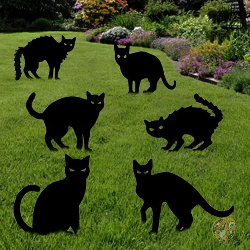 黒猫 ハロウィン デコレーション アウトドア ハロウィン 黒猫 庭 サイン 楽天市場】【ポイント2倍5月10日限定】黒猫 ハロウィン デコレーション