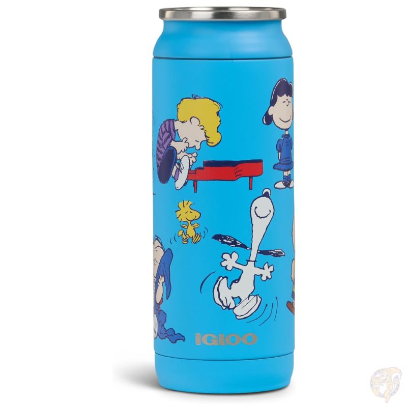 【クーポン配信中】イグルー Igloo ピーナッツ スヌーピー タンブラー 約473ml ブルー ステンレス 保冷 保温 食洗機対応 蓋付き