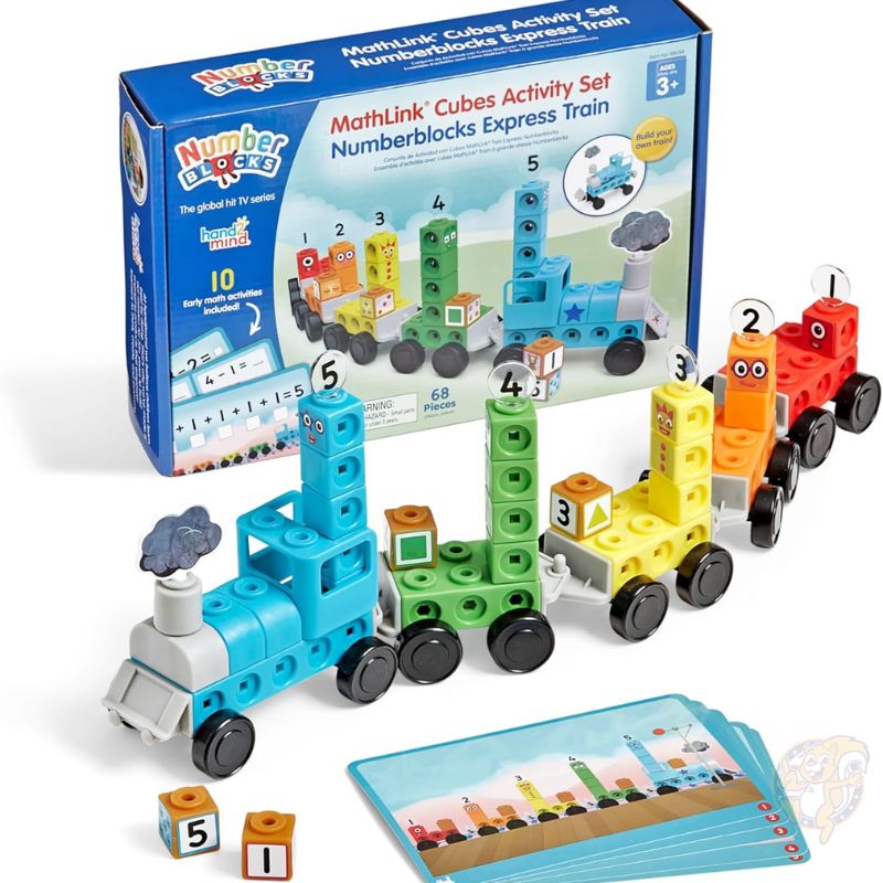 【クーポン配信中】ナンバーブロックス hand2mind ハンドツーマインド Numberblocks エクスプレス トレイン マスリンクキューブ アクティビティセット マルチカラー 知育玩具 数遊び 電車 おもちゃ 幼児向け ギフト 入園 卒園 誕生日 お祝い
