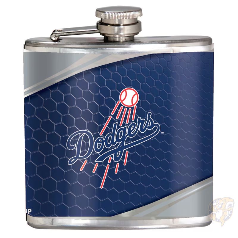 【クーポン配信中】ロサンゼルス・ドジャース 170g ヒップ フラスコ ステンレス製 Great American Products MLB公式 携帯用ボトル ロサンゼルスドジャース・Los Angeles Dodgers 父の日 お酒