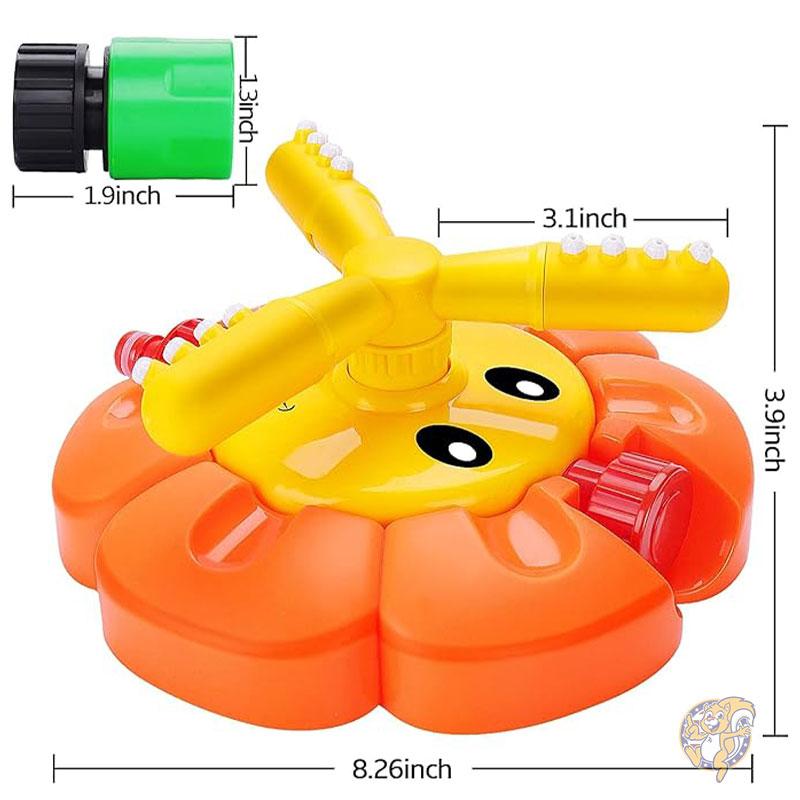【クーポン配信中】子供用 スプリンクラー 回転式スプレーノズル付き 散水器 屋外遊び 屋外遊具 水青び AGG003 AugToy オーグトイ アメリカ輸入品