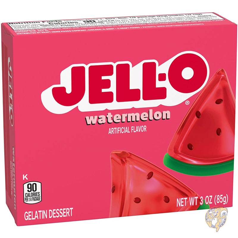 【クーポン配信中】スイカ味ゼラチンデザート 85g（4パック） ジェロ Jell-O
