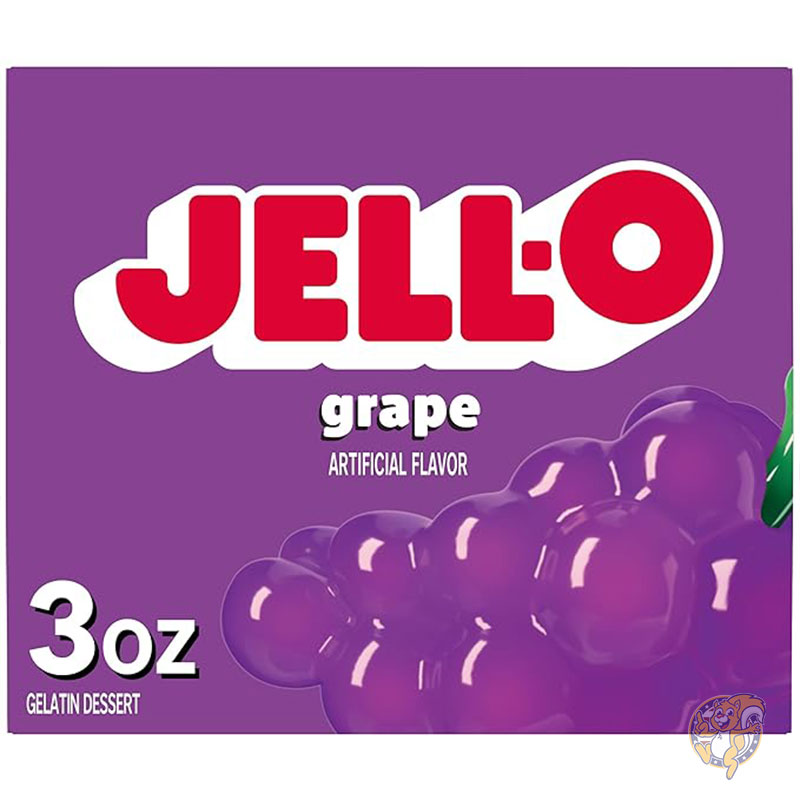 【クーポン配信中】グレープゼラチンデザートミックス (85g ボックス) ジェロ Jell-O