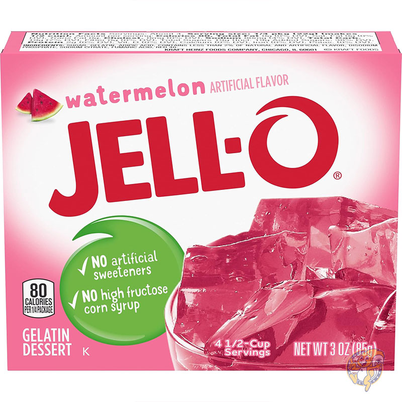 【クーポン配信中】スイカゼラチンミックス (85g箱、6 個パック) ジェロ Jell-O