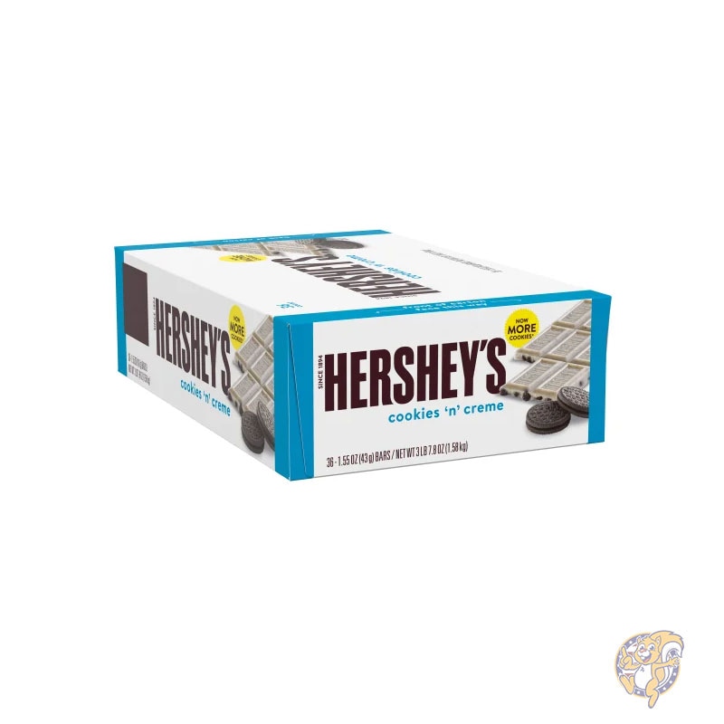 【クーポン配信中】ハーシーズ Hershey's クッキー＆クリーム チョコ 1.55オンス 43.9g 36個入り 個包装 小袋 まとめ買い お配り 業務用 ばらまき プチギフト 誕生日 景品