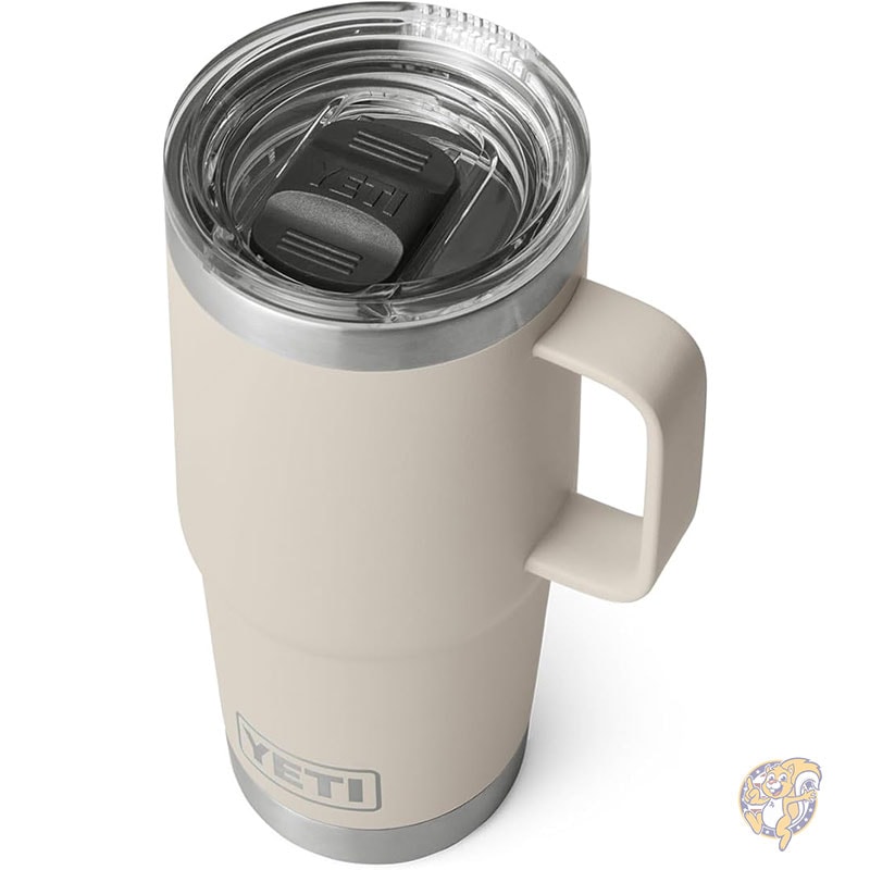 【 先着55名! 2日間限定ゾロ目555円クーポン】YETI イエティ ランブラー 20オンス 約591ml Cape Taupeトラベルマグ ステンレススチール 真空断熱 ストロングホールド蓋付き画像