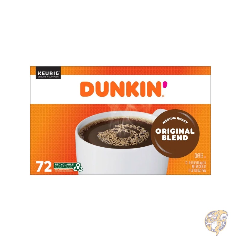 【クーポン配信中】ダンキンドーナツ Dunkin' Donuts オリジナルブレンド ミディアムロースト Kカップポッド 72個入り 個包装 小袋 小分け まとめ買い 大量 業務用