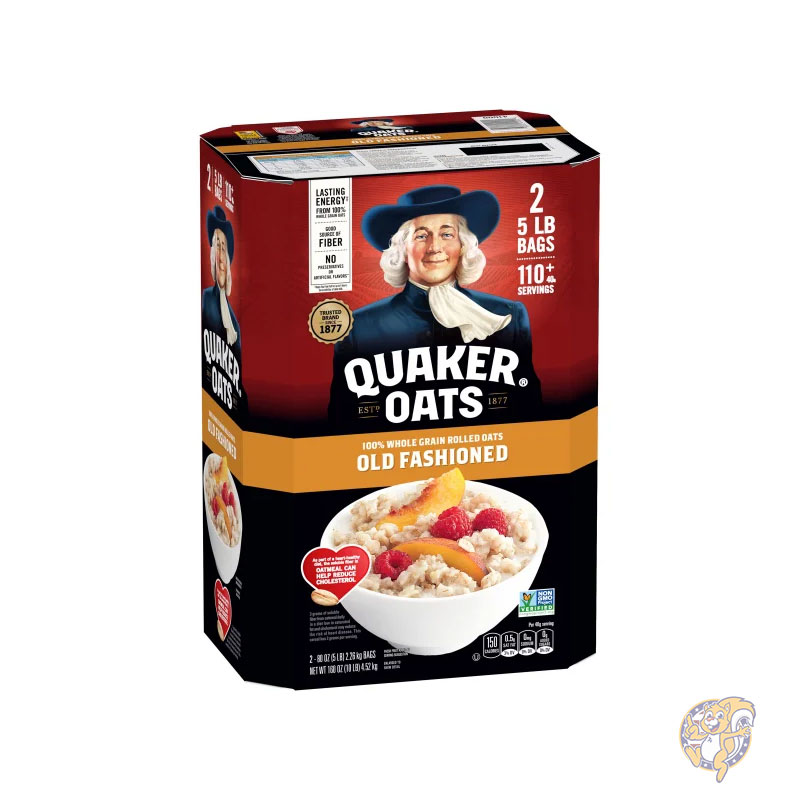 【クーポン配信中】クエーカー Quaker オーツ オールドファッション オートミール 10ポンド 4.5kg まとめ買い 大量