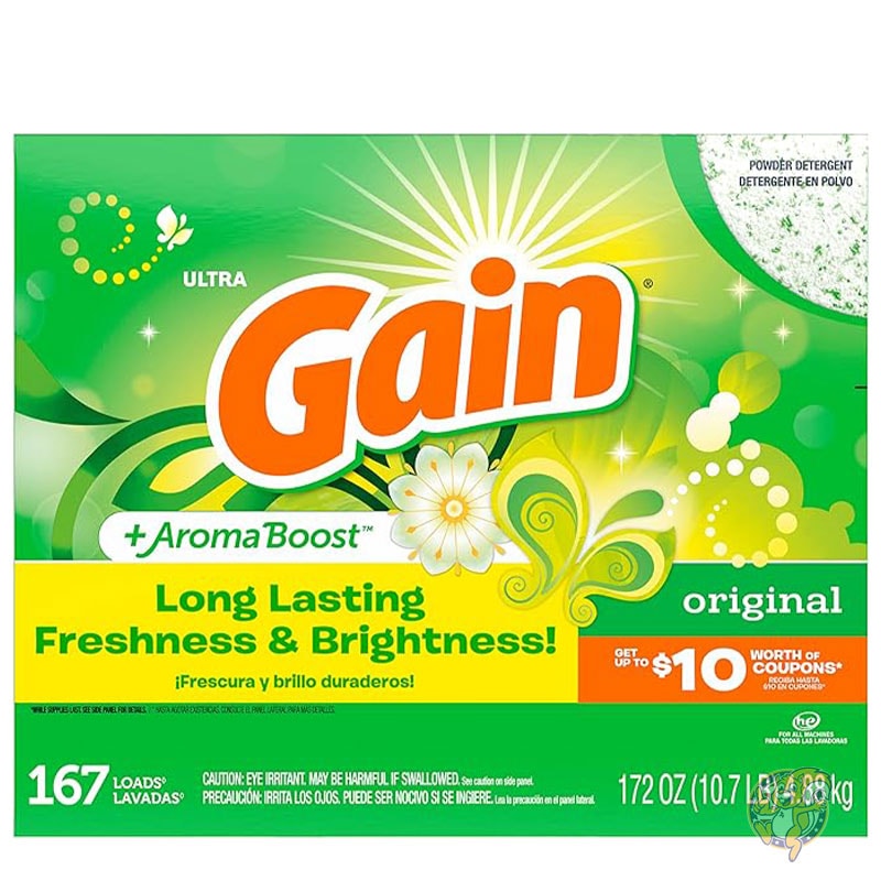ゲイン Gain 粉末 洗濯洗剤 普通洗濯機用・洗濯機用 オリジナルの香り 1275g 45 オンス（パッケージは異なる場合があります) アメリカ洗剤 日用品 5,958円