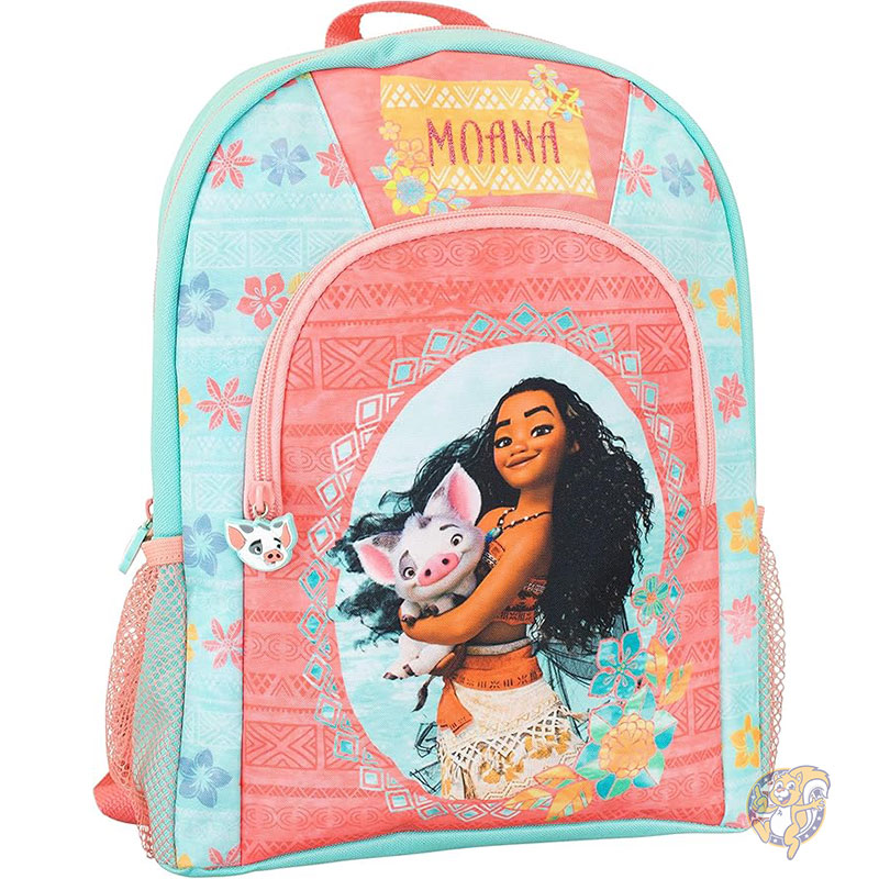 ディズニー Disney モアナ 子供用 バックパック モアナと伝説の海 女の子用リュック スクールバックパック ブルー ワンサイズ バック画像