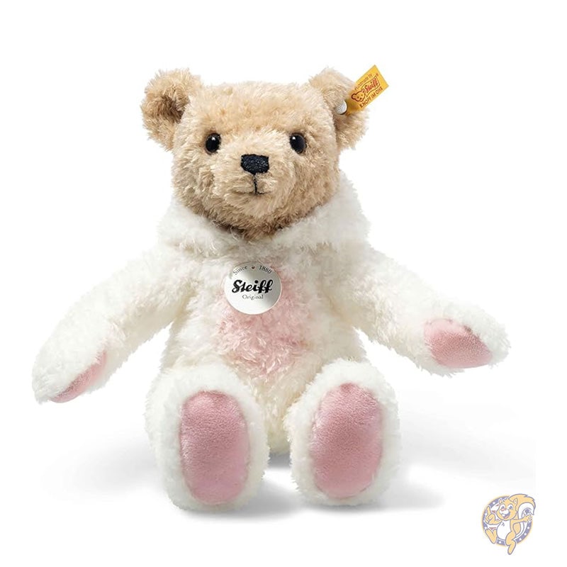 シュタイフ Steiff テディベア うさぎパーカーコスチューム うさぎ年 テディベアぬいぐるみ クマぬいぐるみ 洗濯機洗い可能 28cm