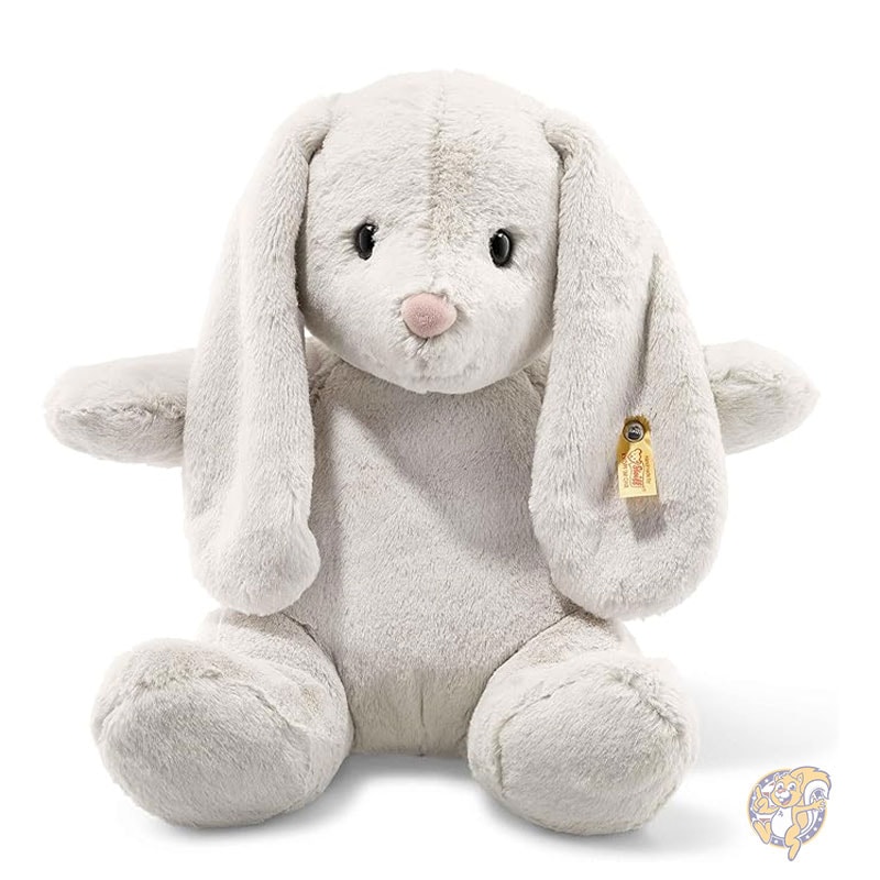 【クーポン配信中】シュタイフ Steiff うさぎ ホッピー ラビット プレミアム 38cm ぬいぐるみ 女の子 男の子 子供向けの柔らかくて抱きしめたくなる友達 ライトグレー｜パームスアメリカ