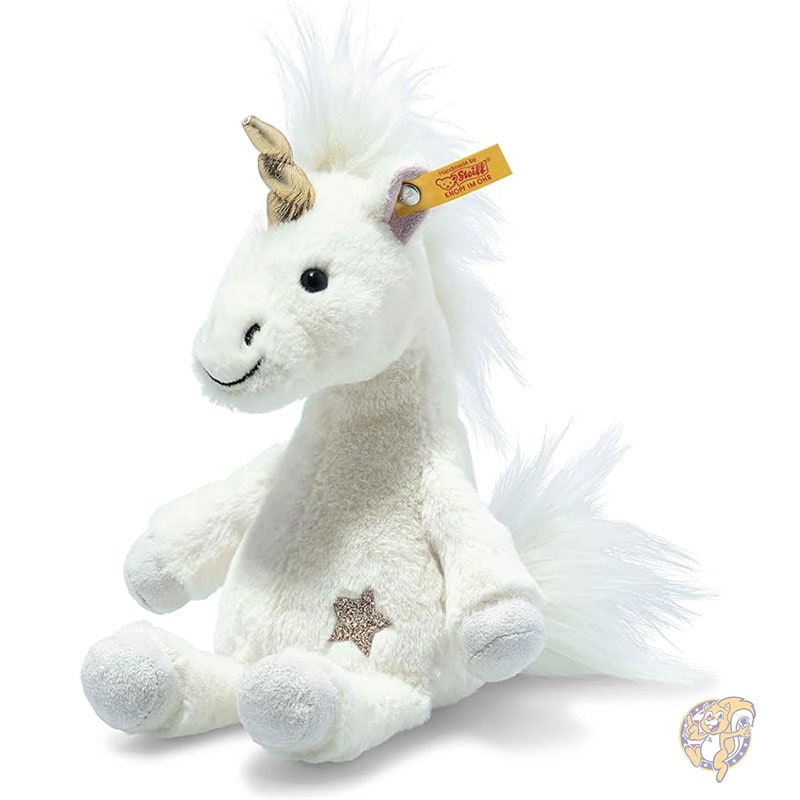 【25日最大4000円クーポン】シュタイフ Steiff ユニコーン 人形 ウニカ ユニコーン シッティング プレミアム ユニコーン ぬいぐるみ 柔らかくて抱きしめたくなる友達 ホワイト 20cm|パームスアメリカ