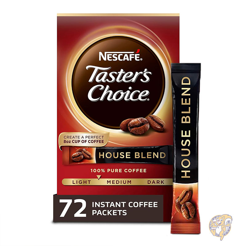 ネスカフェ NESCAFE テイスターズチョイス ハウスブレンド ライトミディアムロースト インスタントコーヒー 12箱（72パック） 5,954円