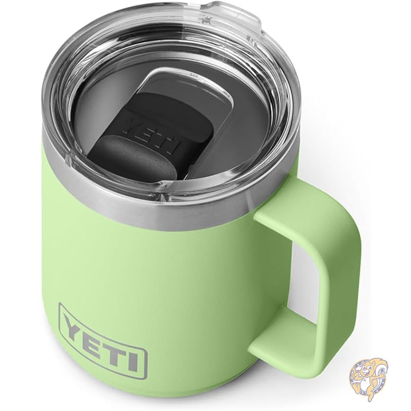 【クーポン配信中】YETI イエティー ランブラー マグカップ タンブラー スタッキングマグ 10オンス 295ml 真空断熱 ステンレススチール マグスライダー蓋付き キーライム