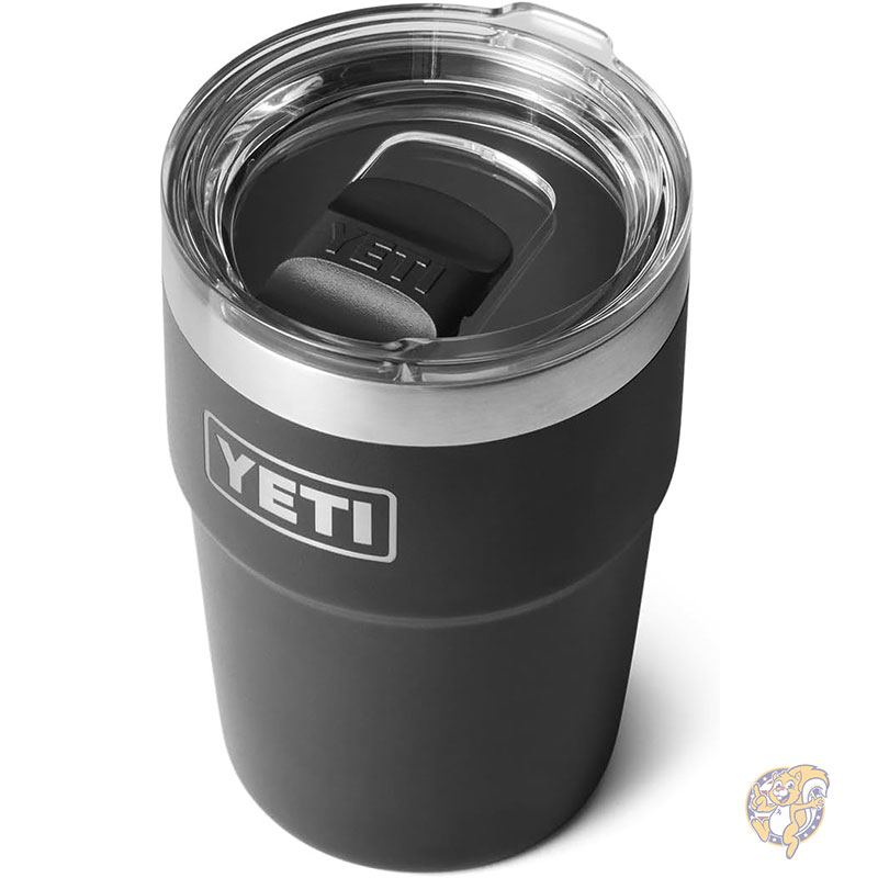 【25日最大4000円クーポン】YETI イエティー ランブラー タンブラー 16オンス 470ml スタッキング可能タンブラー 真空断熱 ステンレススチール マグスライダー蓋付き ブラック｜パームスアメリカ