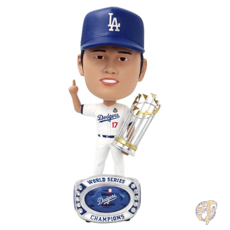【25日最大4000円クーポン】大谷翔平 ロサンジェルス・ドジャース MLB ワールド シリーズ 9.5 インチ 24cm リングベース ビッグヘッド ボブルヘッド フィギア FOCO フォコ｜パームスアメリカ