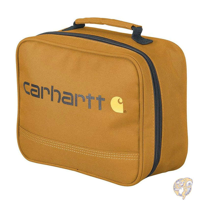 【クーポン配信中】Carhartt カーハート ランチボックス 4缶 メンズ&レディース 耐久性のある防水クーラー 完全断熱ランチバッグ ブラウン ワンサイズ