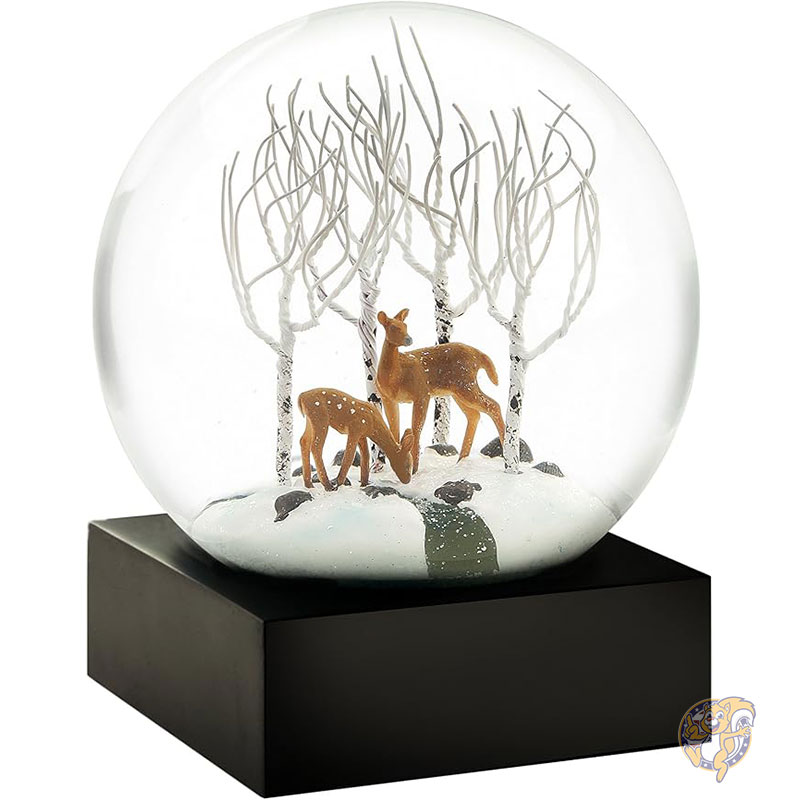 【クーポン配信中】スノーボール 森の中の鹿 スノーグローブ インテリア CoolSnowGlobes クールスノーボール