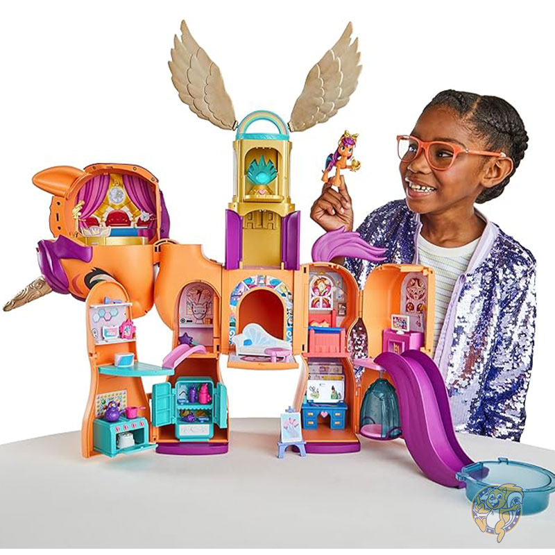 マイリトルポニー My Little Pony おもちゃ サニーのプレイセット 高さ25インチ 63cm 変形人形プレイセット インタラクティブ玩具 の男の子と女の子向け
