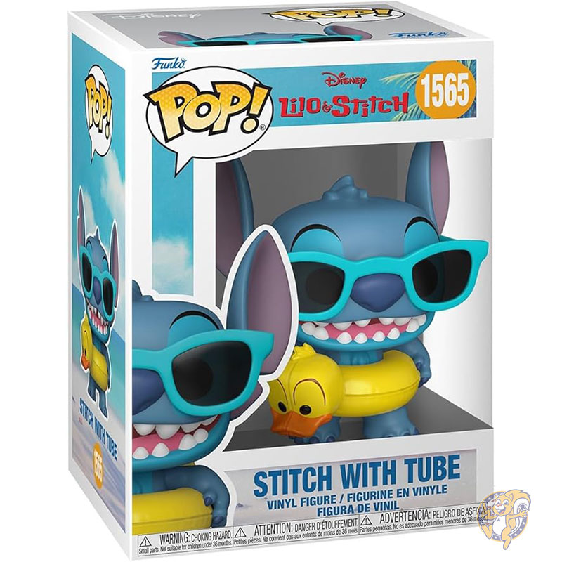Funko ファンコ POP! フィギュア Disney ディズニー リロ・アンド・スティッチ チューブ付きスティッチ コレクター向けビニールフィギュア 公式グッズ 子供と大人向けのおもちゃ画像