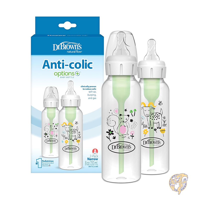 Dr.Browns 哺乳瓶　270ml×2 150ml×2　計4本セット Dr. Browns Anti-Colic Natural Flow Baby Bottles, 4 Pack (2