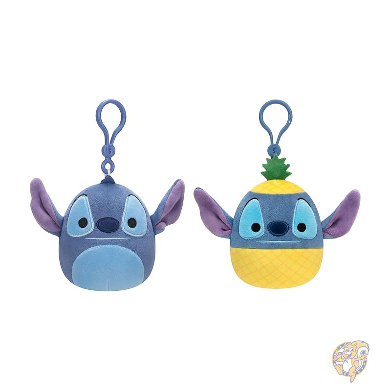 【クーポン配信中】Disney ディズニー スティッチ オリジナル 3.5インチ 9cm ディズニー スティッチ＆パイナップル スティッチ クリップ 2個パック 公式 Jazwares ぬいぐるみ Squishmallows スクイッシュマロウズ｜パームスアメリカ
