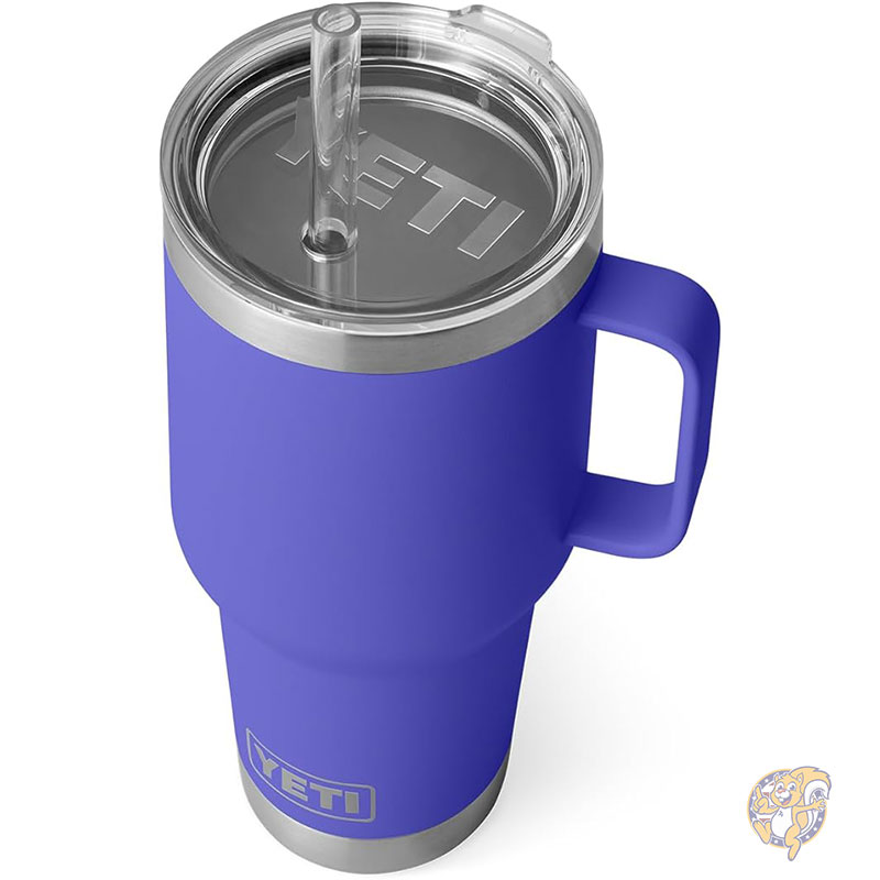 YETI イエティ ランブラー 35オンス 1L ストローマグ 真空断熱 ステンレススチール ウルトラマリンバイオレット Ultramarine Violet