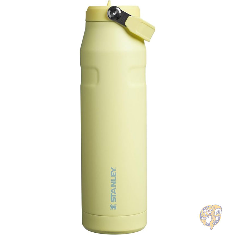 【クーポン配信中】Stanley スタンレー IceFlow フリップストロー 2.0 ウォーターボトル 大きな開口部 内蔵ストロー 軽量 断熱ステンレススチール BPAフリー ポメロ 36オンス 1L
