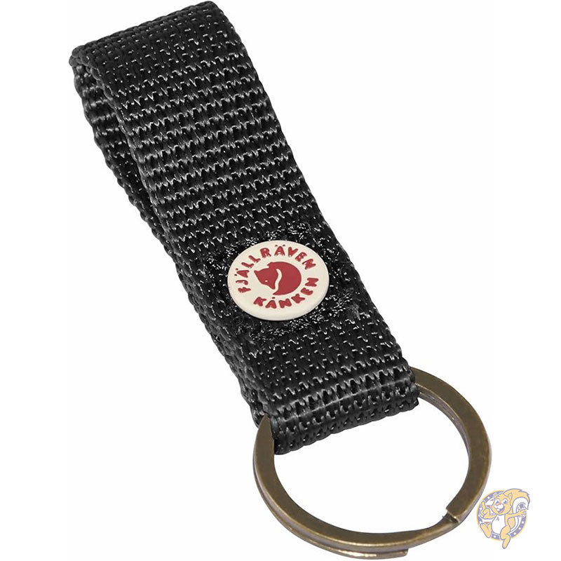 【20日最大4000円クーポン】フェールラーベン Fjallraven カンケンキーリング 毎日持ち歩くのにぴったり キーチェーン チャーム ブラック F23785 サイズ:1×2×9.5cm|パームスアメリカ