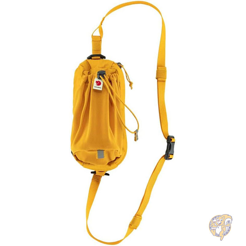 【20日最大4000円クーポン】フェールラーベン Fjallraven アビスコ ボトルポケット 巾着バッグ ポーチ アウトドア マスタードイエロー F23100177-161 サイズ:19×2.5×9.5cm|パームスアメリカ