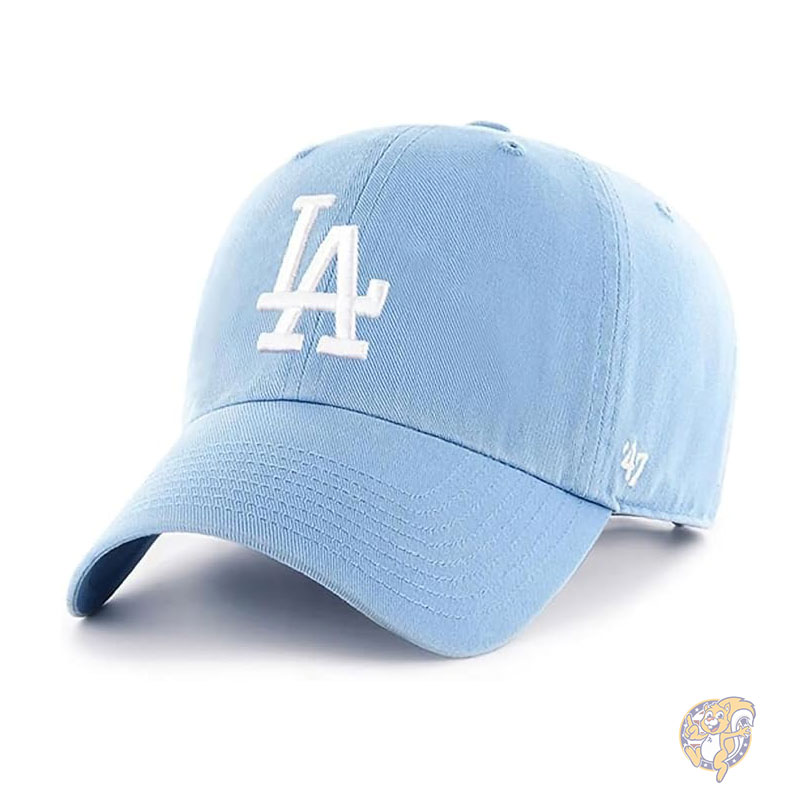 【25日最大4000円クーポン】ロサンゼルス ドジャース Los Angeles Dodgers MLB 47 ロサンゼルス・ドジャース コロンビア ブルー オルタネートプライマリーロゴ クリーンアップ 調節可能ストラップハット キャップ 大人用 フリーサイズ ベースボールキャプ|パームスアメリカ