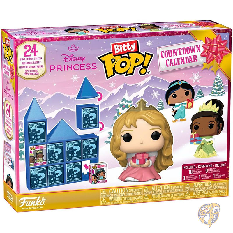 【クーポン配信中】Funko Pop! ファンコ ポップ ビティ カウントダウンカレンダー ディズニープリンセス 24日間サプライズ コレクター向けビニール製 ミニフィギュア ミステリーボックス ギフトアイデア ホリデープレゼント クリスマス 誕生日 カウントダウン