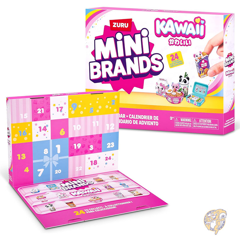 【クーポン配信中】ZURU ミニブランド Mini Brands かわいい アドベントカレンダー 女の子向け 季節 おもちゃコレクション アメリカ クリスマスグッズ