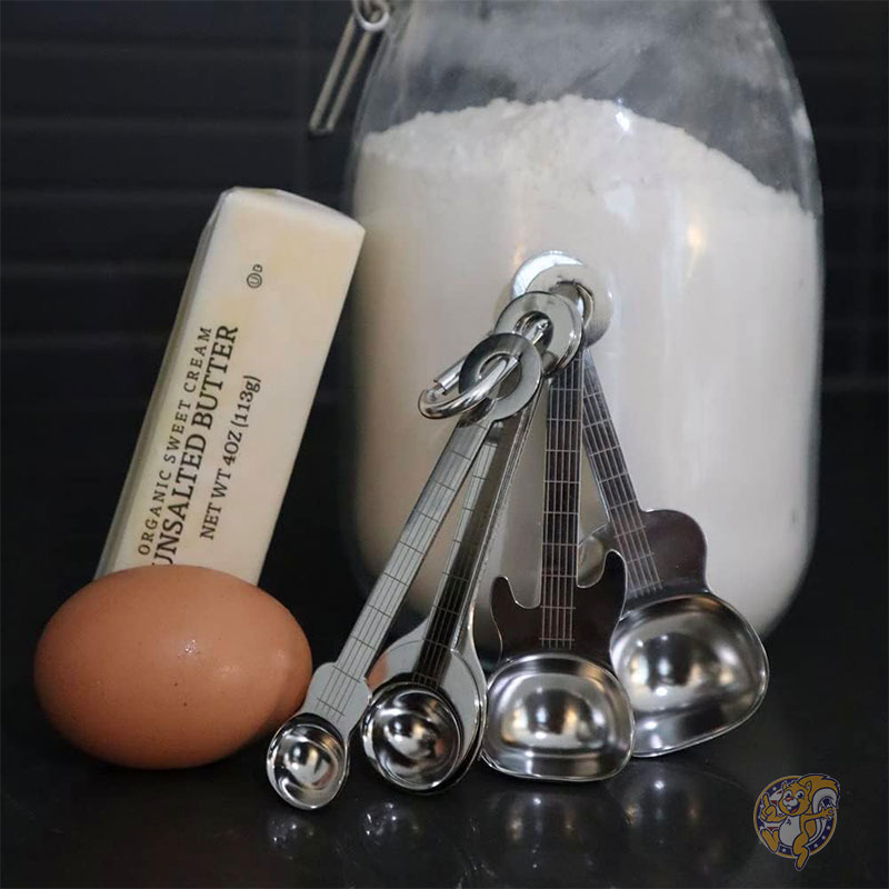 【クーポン配信中】計量スプーン ギタースタイル スプーン計量 キッチン用品 計測ツール キッカーランド Kikkerland