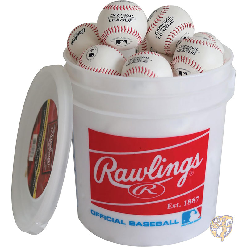【クーポン配信中】ローリングス Rawlings 野球 ボール公式 リーグレクリエーション用 練習用 野球ボール ユース 8U OLB3 バケット 24個入り 15,894円